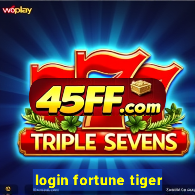 login fortune tiger